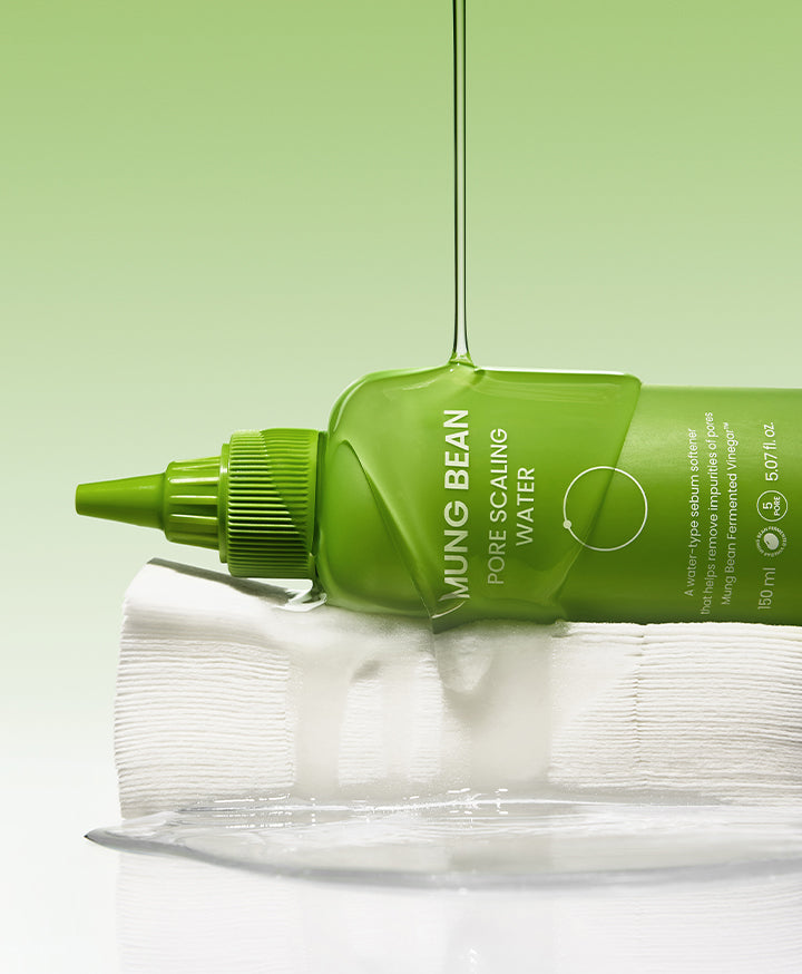 BEPLAIN Mung Bean Pore Scaling Water 150ml Set (Cotton Pad 40P+Sebum Scaler)